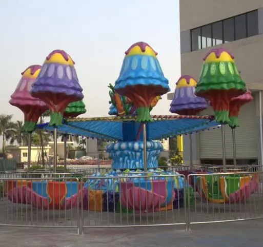 Swing Family Entertainment Rides Kids Lovely Jellyfish Rides For Sale