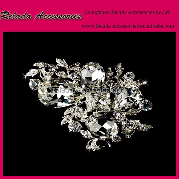 box gifts clear sparkling rhinestone small pin large brooch for