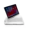 Chocolate Button Breathing lamp rotates backlight wireless bluetooth keyboard 360 degrees for ipad Pro 10.5inch