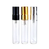 wholesale clear glass bottle small sample perfume bottles mini fine mist spray glass 5ml perfume bottle