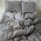 100% pure linen bedding, flax linen bedding duvet cover bed sheets