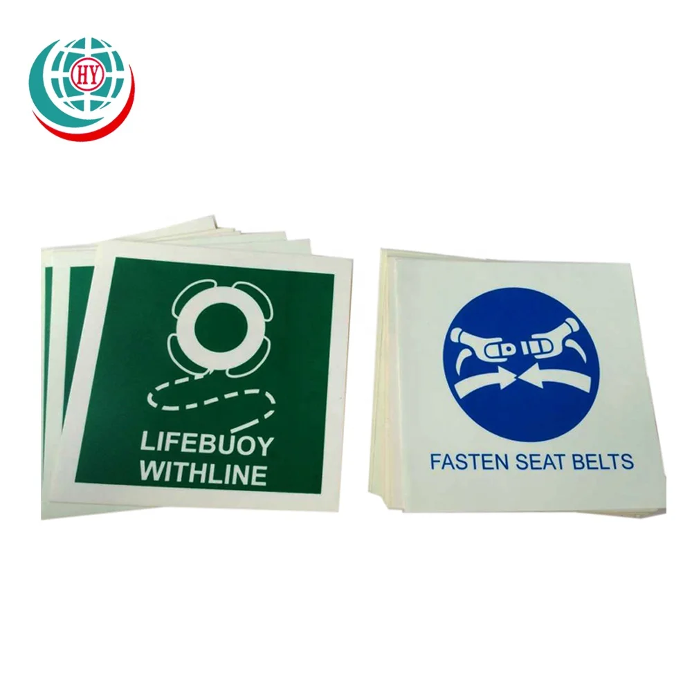 Marine Safety Signs IMO Symbol Stickers