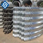 factory customized size culvert used galvanized stainless steel corrugated pipe