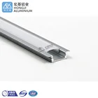 aluminum led profile round for double row led strip