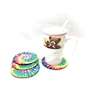 Rainbow neoprene drink coaster cup holder for decoration