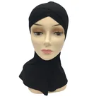 Wholesale cotton base cap islamic cross hijab underscarf,underscarf hijab