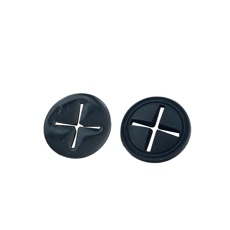 Stock 3D Round Black Sew on Cross Hole Rubber Soft PVC Earphone Hole Label, Follow pantone color chat
Stock 3D Round Black Sew on Cross Hole Rubber Soft PVC Earphone Hole Label, Follow pantone color chat