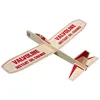 Custom made Balsa Wood Glider teaching material airplane OEM glider sheet OEM gift puzzle wood carved airplane
