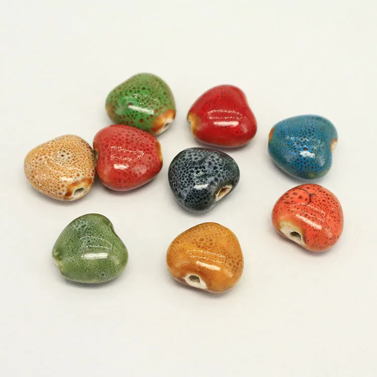 CC1851 Vintage Heart Shape Ceramic Beads, Handmade Pottery, Heart Porcelain Beads for Jewellery Making
CC1851 Vintage Heart Shape Ceramic Beads, Handmade Pottery, Heart Porcelain Beads for Jewellery Making