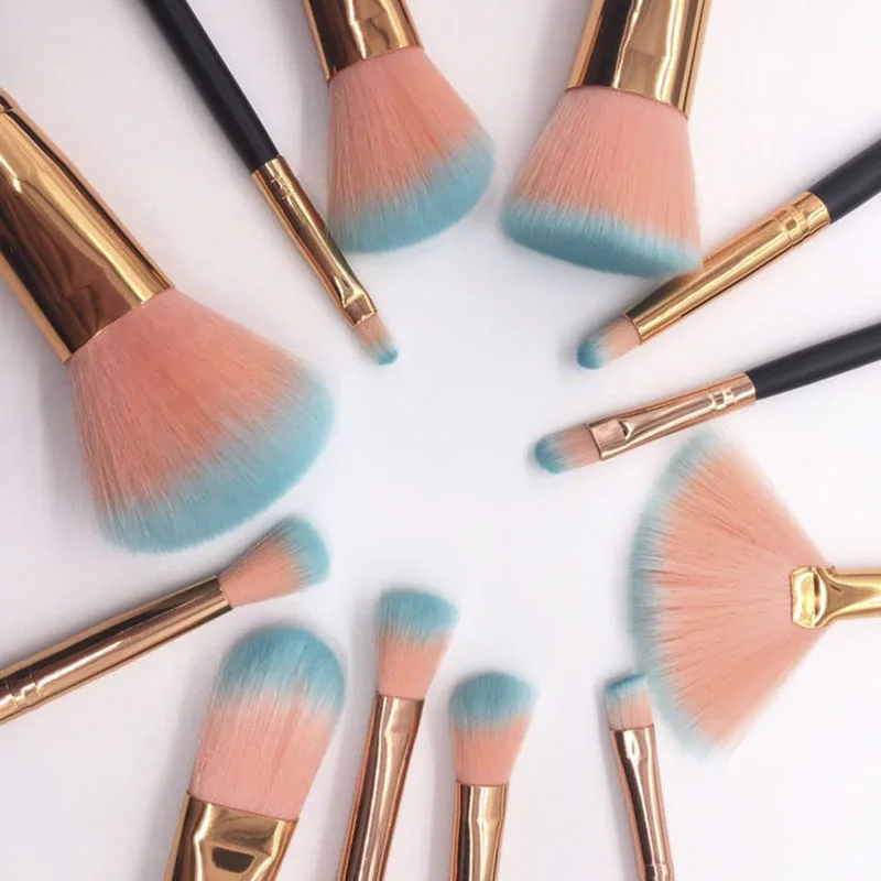 12pcs White Makeup Brushes Set Fan Powder Foundation Contour Blush Eyebrow Brush Pincel Maquiagem (3)
