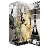 Factory direct canvas fabric paravent marilyn monroe canvas room divider