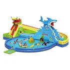 Other amusement park products air bouncer inflatable bouncer castle trampoline playground water slide park