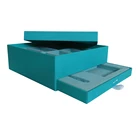 premium cardboard drawer box with pull tab 2 layer box for tea packaging