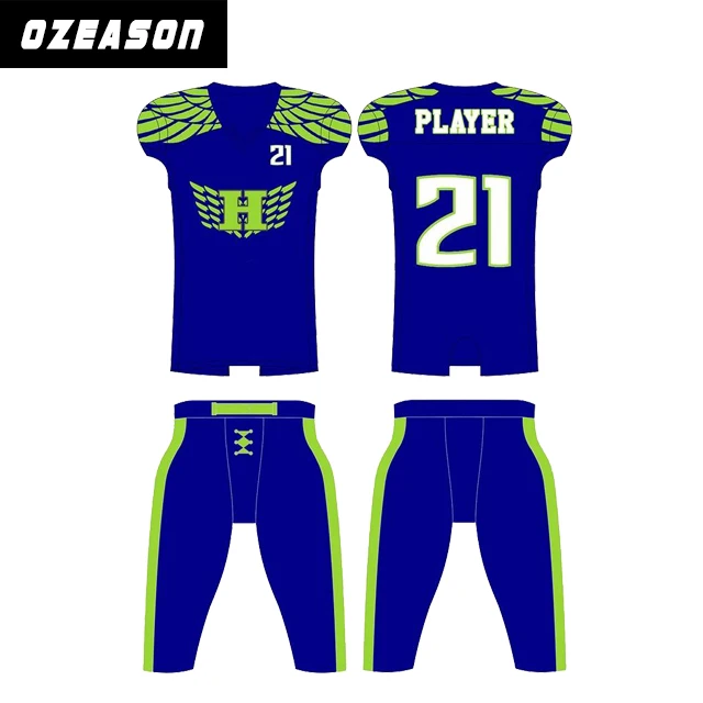 Custom youth american football practice jersey personalized printing sublimation american football uniform