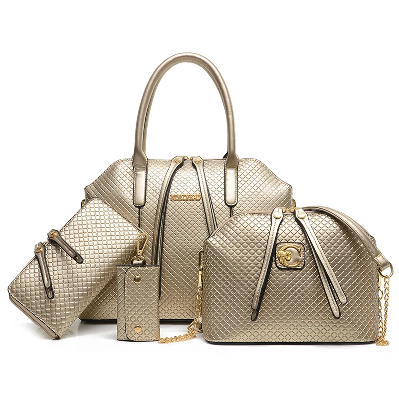 Hot sale 4pcs set bag Designer handbag for women with good leather factory price, View handbag ...