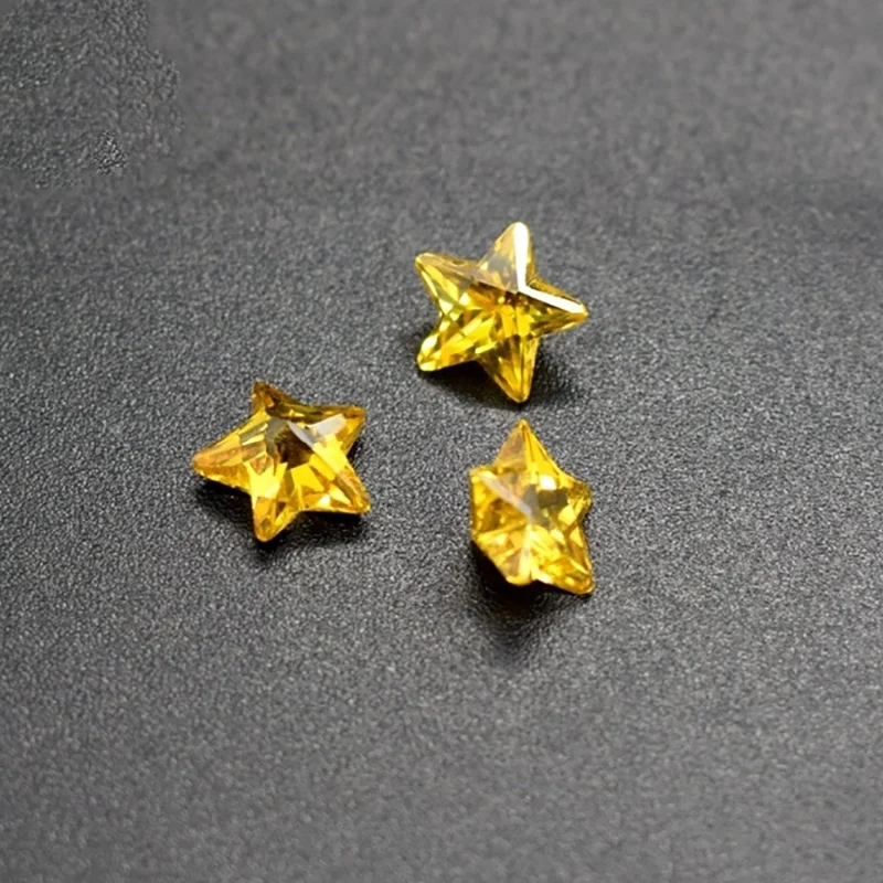 Machine Cut Yellow Synthetic Stone Star Shape Cubic Zirconia Price Gemstone Wholesale Price
Machine Cut Yellow Synthetic Stone Star Shape Cubic Zirconia Price Gemstone Wholesale Price