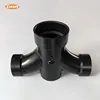 New Inventions In China Sanitary Fittings Two Way Tee For Toilet Plumbing