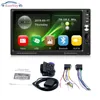 Double 2 din car auto radio video player Touch Screen Car MP5 DVD Player with GPS
