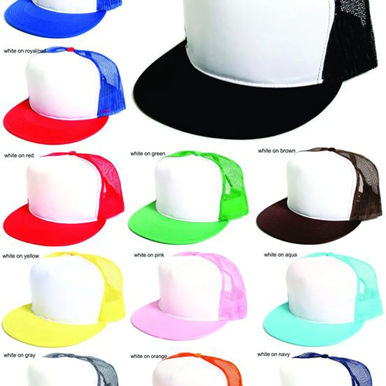 5panel Foam Mesh Trucker Sublimation Cap Blank Buy Sublimation Cap