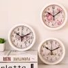 Round alarm clock office home simple small alarm clock student bedside clock personality gift ornaments