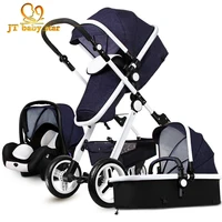 

2018 hot sell 3 in 1 stroller baby with the car seat trolley cheaper price baby carriage