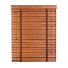 50mm environmental protection outdoor venetian window bamboo and wood blind