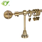 Stardeco beaded ball finial anti brass curtain poles rods