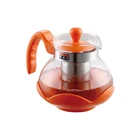 Tea pot and kettle set pyrex glass teapot with infuser black