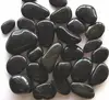 China polished landscaping black river stone pebbles for garden