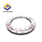 Heat treated straight & helical gear toothed or untoothed slewing ring bearing