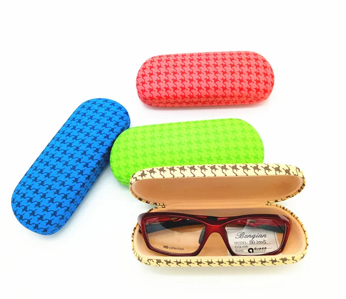 Hot sale color pattern hard glasses case box eyeglasses protective BENQIAN BQ 2005