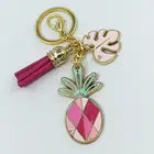 2017 cheap custom brass key chains with logo in bulk sale