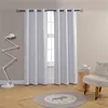 Ready made white blackout bedroom curtains window elegant drapes curtains