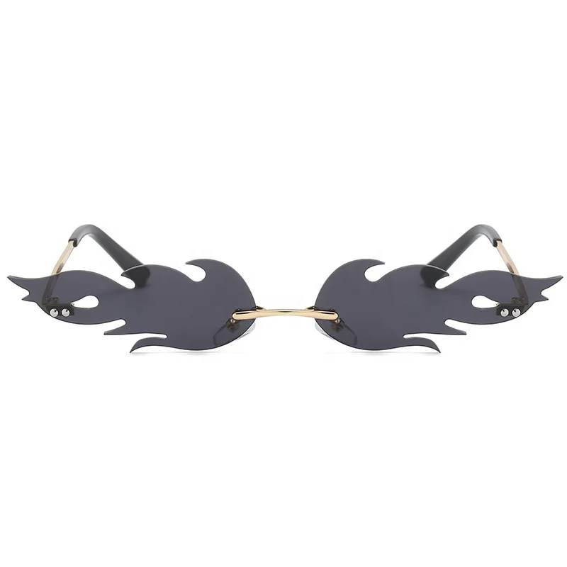 Wholesale Trendy Luxury Rimless Fire Shaped Women Fashion Sunglasses for Girls, Custom sunglasses
Wholesale Trendy Luxury Rimless Fire Shaped Women Fashion Sunglasses for Girls, Custom sunglasses