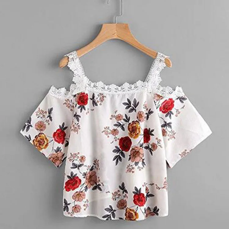 latest design print chiffon tops short sleeve blouse off shoulder femme tshirt flower blouse, 3colors
latest design print chiffon tops short sleeve blouse off shoulder femme tshirt flower blouse, 3colors