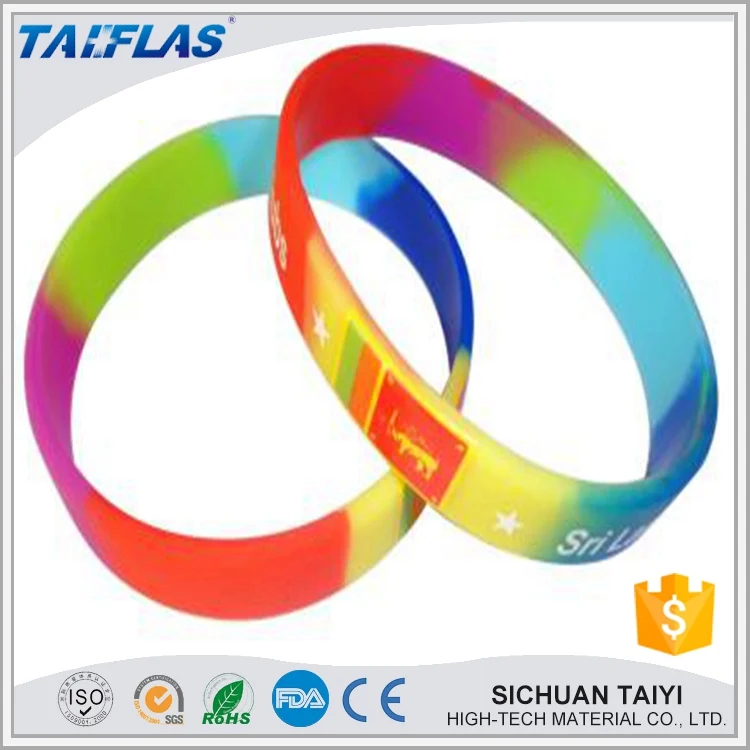 Warmly welcomed 2D / 3D neon rubber bands
