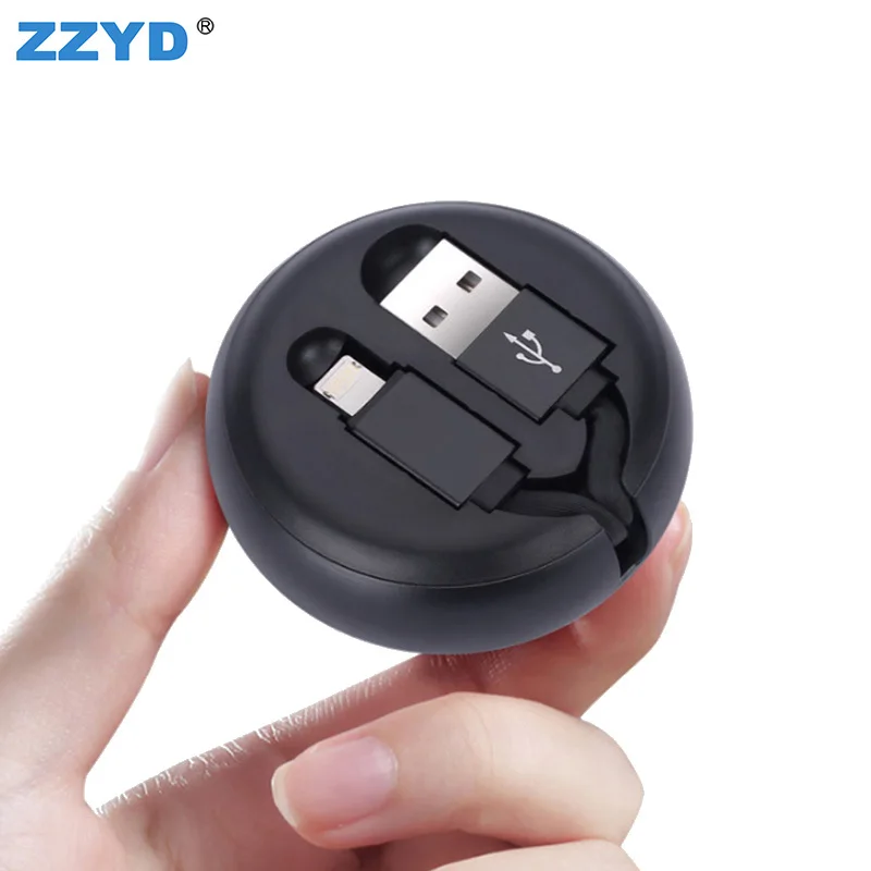 ZZYD Luxury Retractable Phone Charge With Carrying Case Data Transfer Fast Charging USB Cable For iPhone and Android 
ZZYD Luxury Retractable Phone Charge With Carrying Case Data Transfer Fast Charging USB Cable For iPhone and Android