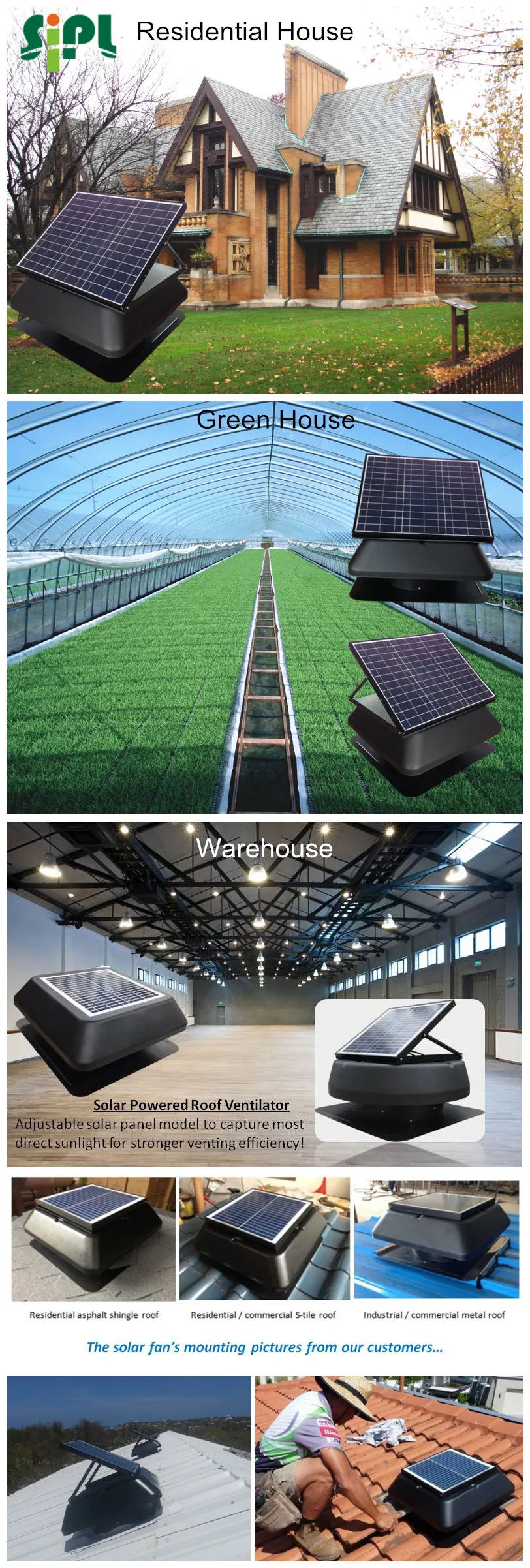 ソーラー屋根スタンドファン空気換気システムソーラー屋根裏換気扇仕入れ・メーカー・工場