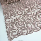 Dress lace fabric,custom embroidery fabric