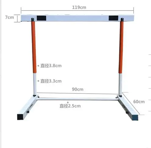 Track and field hurdles, School training hurdles, Removable sports hurdles, White/red
Track and field hurdles, School training hurdles, Removable sports hurdles, White/red