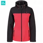 Women waterproof varsity puffer tactical soft shell jacket