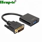Logo Customization Vga Card Female Dvi-d 24 1 Male To Vga Female Active Cable Adapter Converter For Display Card Pc
