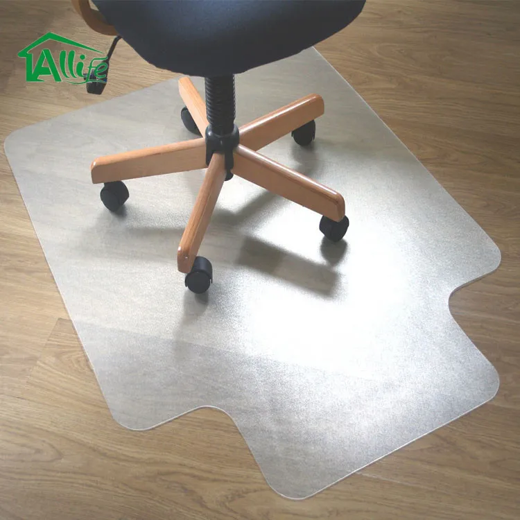 Allife Mats Pvc Pp Pc Office Custom Wooden Floor Chair Plastic