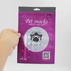 Food grade custom printing 3 side heat sealed ziplock resealable small plastic packaging bags for medical weed