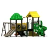 KINPLAY brand Garden outdoor playground combination plastic amusement park kids outdoor playground equipment plastic slide