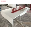 Commercial modern design furniture factory supply l shaped bathroom vanity
