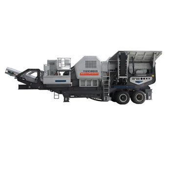 SBM portable mounted impact crusher in the stone quarry plant jordan