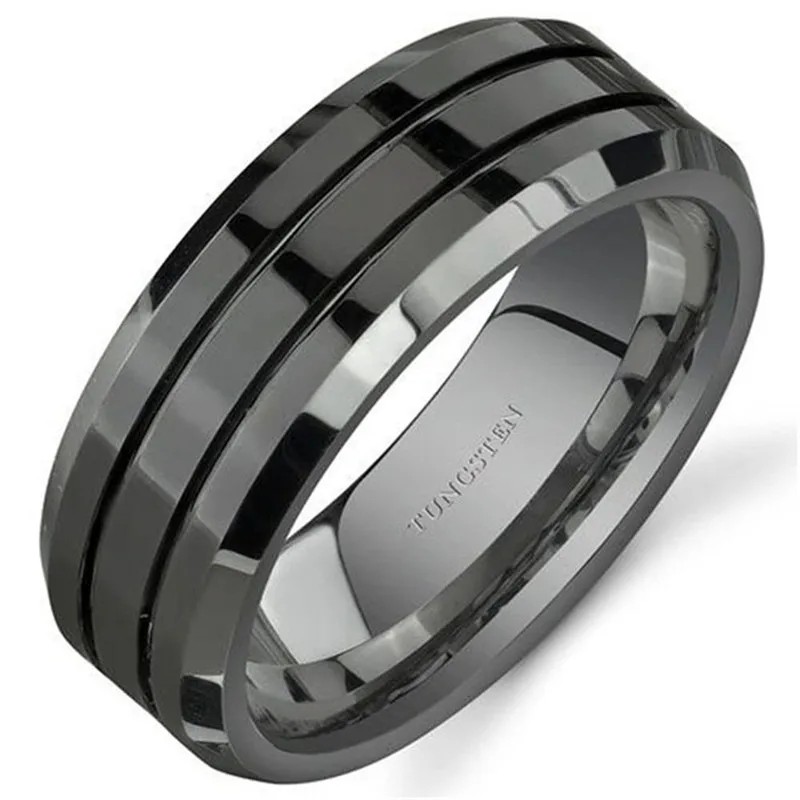 High Quality 8MM Black Tungsten Steel Vintage Design Women Finger Jewelry Man Jewelry Carbide Ring Tungsten Ring for Men
High Quality 8MM Black Tungsten Steel Vintage Design Women Finger Jewelry Man Jewelry Carbide Ring Tungsten Ring for Men