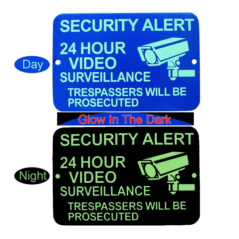 24 Hour Video Surveillance Luminous Traffic Sign Board