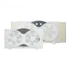 120V/9 Inch Remote Control Rust Resistant Long Distance Full Function Table Twin Window Fan